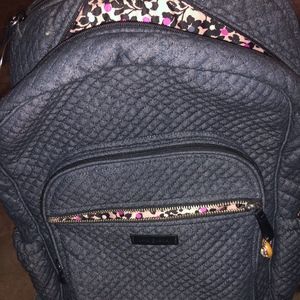 Vera Bradley Canterberry Navy DenimCampus Backpack